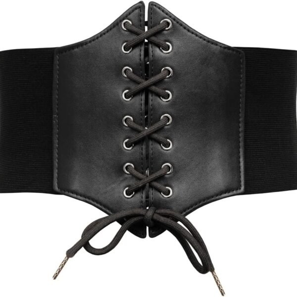 GRACE KARIN Lace-up Cinch Belt Tied Corset Elastic Waist Belt
