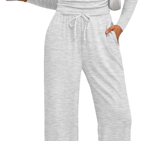 LILLUSORY 2 Piece Lounge Sets for Women Fall Outfits 2026 Two Piece Travel Sweatsuits Business Casual Fashion Clothes