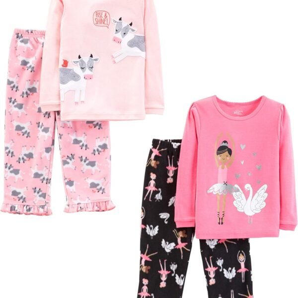 Simple Joys by Carter's baby-girls 4-piece Pajama Set
